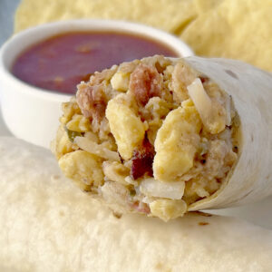 Egg, Bacon & Cheddar Burritos <br>(12 Count Case)